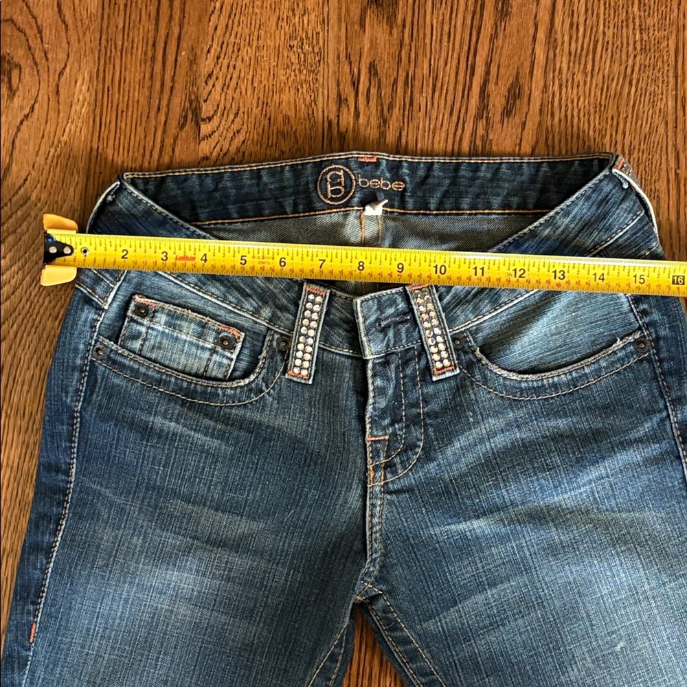 BEBE RHINESTONE JEANS - Picture 7 of 8